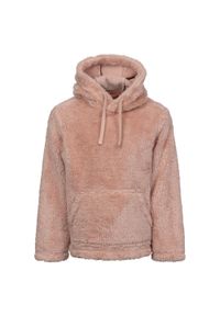 TRESPASS - Bluza Z Kapturem Dziecięca Polar Z Nakryciem Na Głowę Temoni. Typ kołnierza: kaptur. Kolor: różowy. Materiał: polar. Sport: turystyka piesza #1