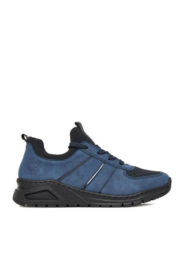 Rieker Sneakersy M4970-14 Niebieski. Kolor: niebieski. Materiał: syntetyk, materiał