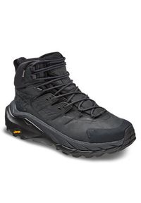 HOKA - Hoka Trekkingi Kaha 2 GTX GORE-TEX 1123155 Czarny. Kolor: czarny. Materiał: skóra, nubuk. Technologia: Gore-Tex. Sport: turystyka piesza