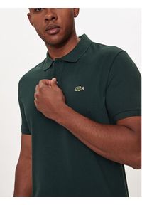 Lacoste Polo PH4012 Zielony Slim Fit. Typ kołnierza: polo. Kolor: zielony. Materiał: bawełna