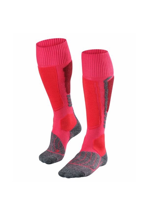 Podkolanówki damskie Falke SK1. Kolor: czerwony, wielokolorowy, różowy. Sport: narciarstwo