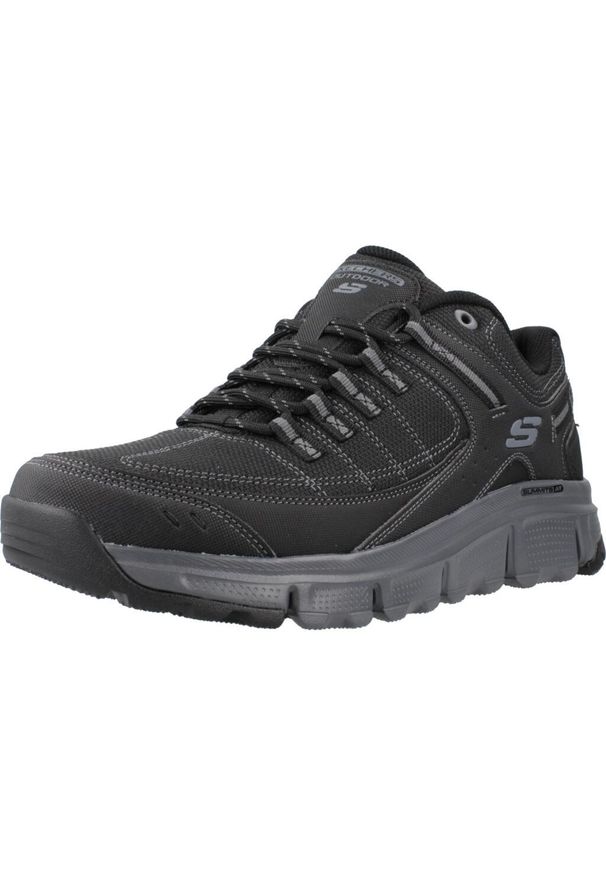 skechers - Buty do chodzenia męskie Skechers Summits At Upper Draft. Zapięcie: sznurówki. Kolor: wielokolorowy, czarny, szary. Materiał: materiał, syntetyk, tkanina. Szerokość cholewki: normalna. Sport: turystyka piesza