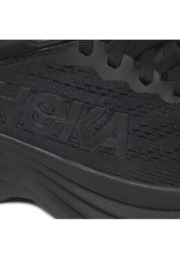 HOKA - Hoka Buty do biegania Bondi 8 1127952 Czarny. Kolor: czarny. Materiał: materiał
