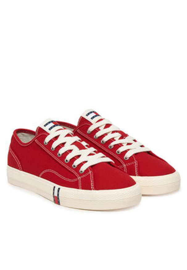 Tommy Jeans Tenisówki Archive Y2K EN0EN02956 Czerwony. Kolor: czerwony. Materiał: materiał