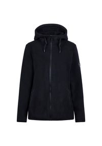 TRESPASS - Damska Bluza Polarowa Leila DLX. Kolor: czarny. Materiał: polar. Sezon: zima. Styl: sportowy. Sport: turystyka piesza
