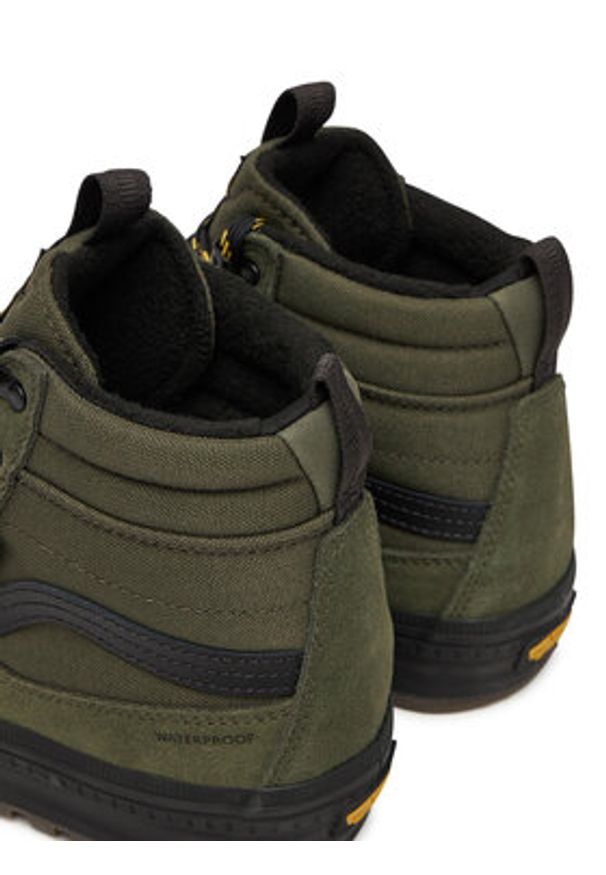 Vans Tenisówki MTE Sk8-Hi Waterproof Insulated VN000DAQ2031 Khaki. Kolor: brązowy. Materiał: materiał