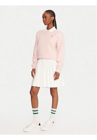 Lacoste Bluza SF5245 Różowy Relaxed Fit. Kolor: różowy. Materiał: syntetyk, bawełna #3