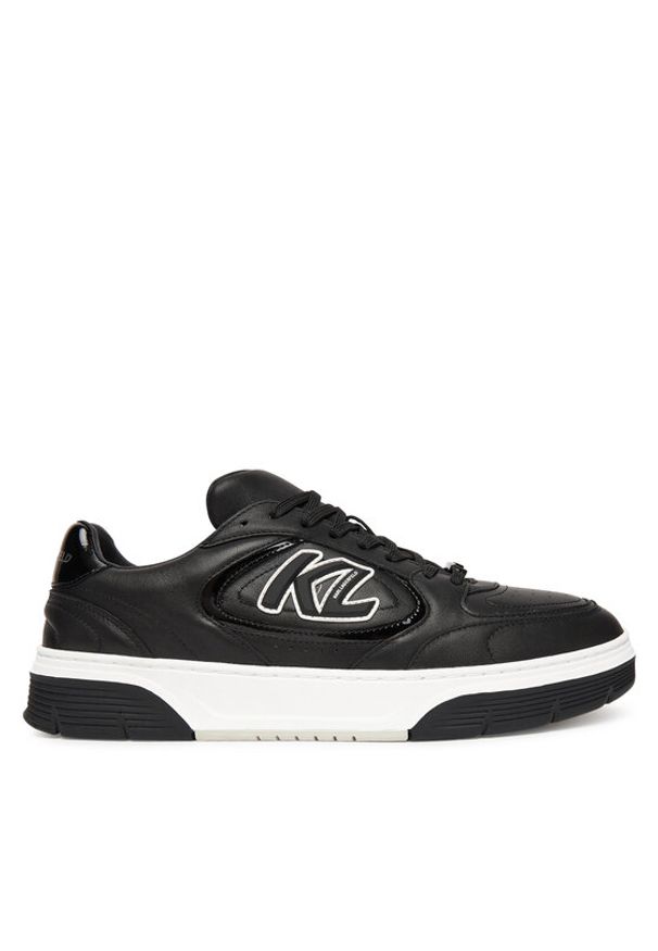 Karl Lagerfeld - KARL LAGERFELD Sneakersy KL53025 Czarny. Kolor: czarny. Materiał: skóra
