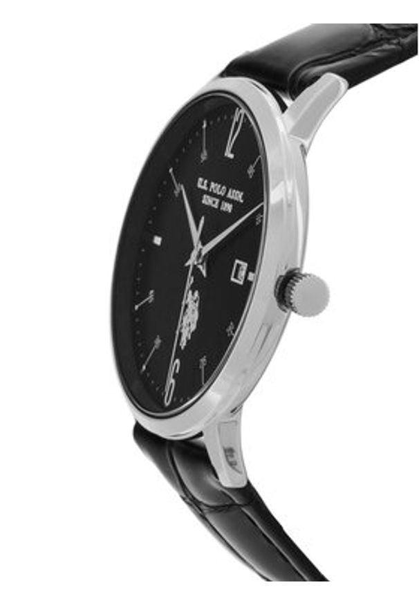 U.S. Polo Assn. Zegarek Dorian USP7274BK Czarny. Kolor: czarny