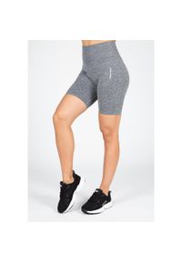 GORILLA WEAR - Quincy Bezszwowe Cycling Szorty - Szary Melange. Kolor: szary. Sport: fitness #1