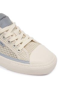 Calvin Klein Trampki Vulc Laceup Low Raffia HW0HW03082 Beżowy. Kolor: beżowy. Materiał: materiał #5