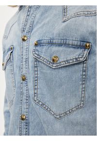 Versace Jeans Couture Koszula jeansowa 76GAL250 Niebieski Regular Fit. Kolor: niebieski. Materiał: bawełna #2