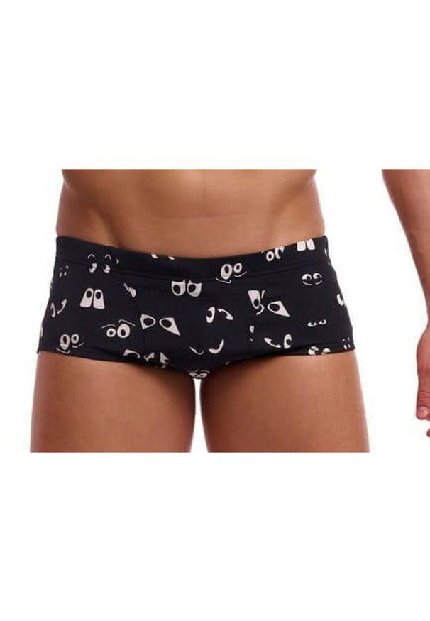 FUNKY TRUNKS - Kąpielówki Funky Trunks Eye Spy - trunki męskie. Kolor: czarny