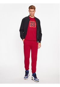 Hugo T-Shirt Daltor 50473891 Czerwony Regular Fit. Kolor: czerwony. Materiał: bawełna #5