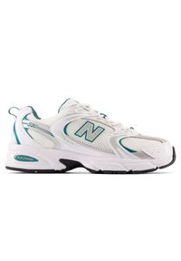 Buty unisex New Balance MR530AB – białe. Okazja: na co dzień. Kolor: biały. Materiał: tworzywo sztuczne. Szerokość cholewki: normalna. Sezon: lato #1