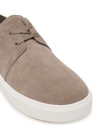 Calvin Klein Sneakersy Hybrid Clean Cup Derby Su HM0HM02078 Beżowy. Kolor: beżowy. Materiał: zamsz, skóra #5