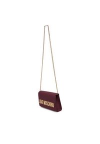 Love Moschino - LOVE MOSCHINO Torebka JC4103PP1NKD0552 Bordowy. Kolor: czerwony. Materiał: skórzane