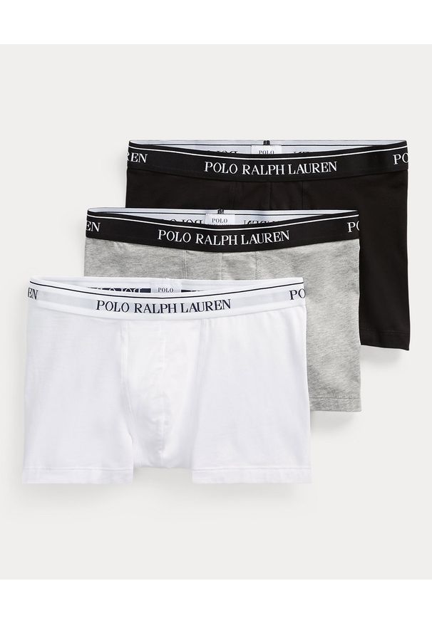 Ralph Lauren - RALPH LAUREN - Bokserki (3-pack). Kolor: szary. Materiał: bawełna, materiał