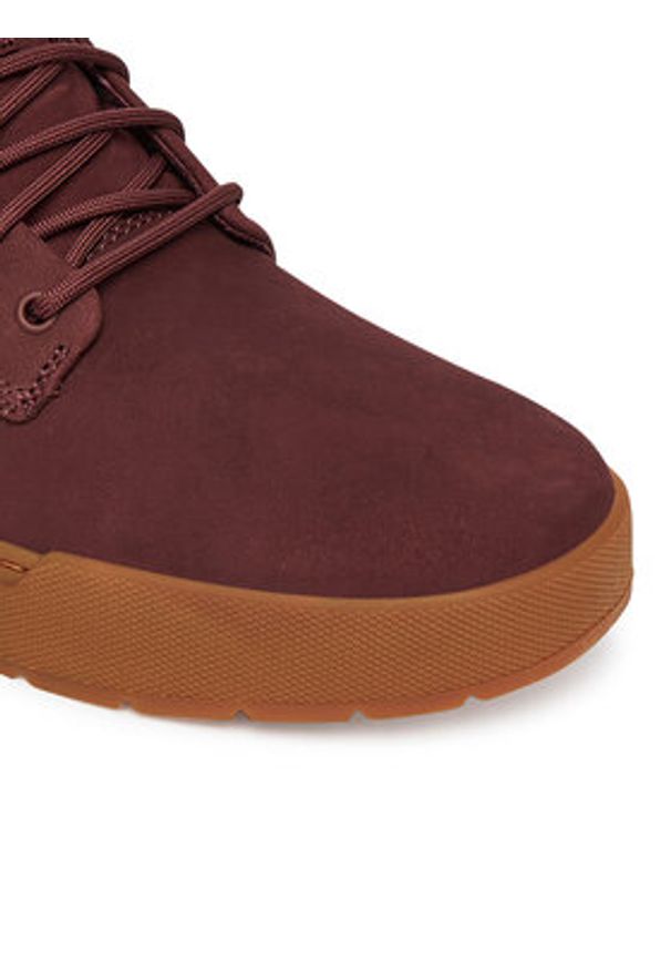 Timberland Sneakersy Maple Grove TB0A69FNEQ31 Bordowy. Kolor: czerwony. Materiał: nubuk, skóra