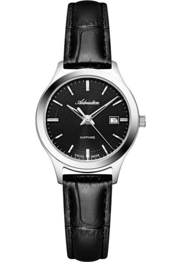Zegarek Adriatica Zegarek damski Adriatica A3195.5214Q czarny. Kolor: czarny