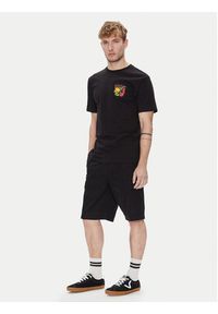 Volcom Szorty materiałowe Strange Tripper A0912502 Czarny Loose Fit. Kolor: czarny. Materiał: bawełna