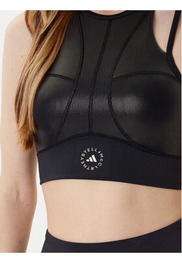 Adidas by Stella McCartney - adidas by Stella McCartney Biustonosz sportowy Training JM6089 Czarny. Kolor: czarny. Materiał: syntetyk