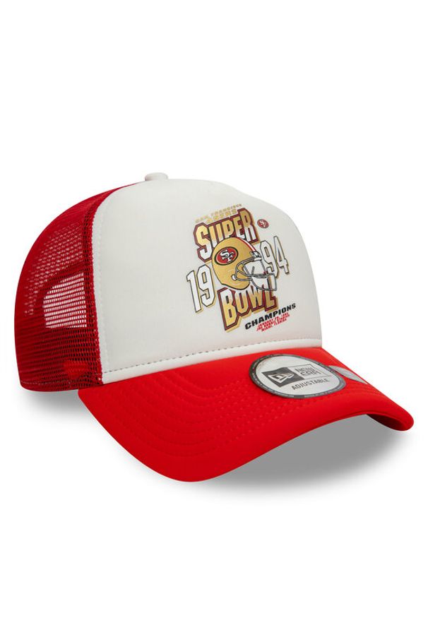 New Era Czapka z daszkiem San Francisco 49Ers Superbowl 60595295 Biały. Kolor: biały. Materiał: poliamid, nylon