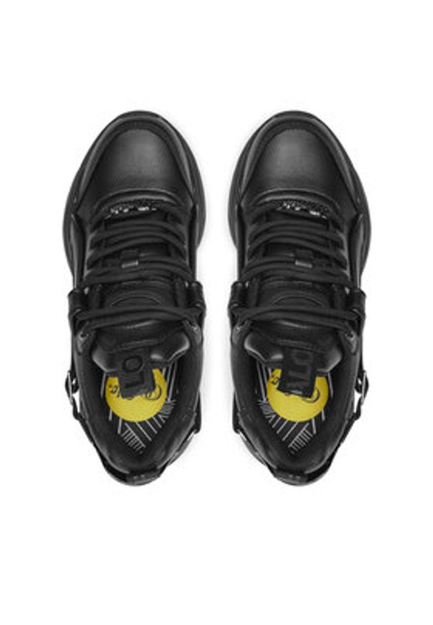 Buffalo Sneakersy Binary Halo BN16361691 Czarny. Kolor: czarny. Materiał: skóra