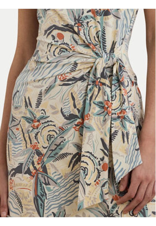 Lauren Ralph Lauren - LAUREN RALPH LAUREN Sukienka codzienna 250964087001 Kolorowy Slim Fit. Okazja: na co dzień. Materiał: bawełna. Wzór: kolorowy. Typ sukienki: proste. Styl: casual
