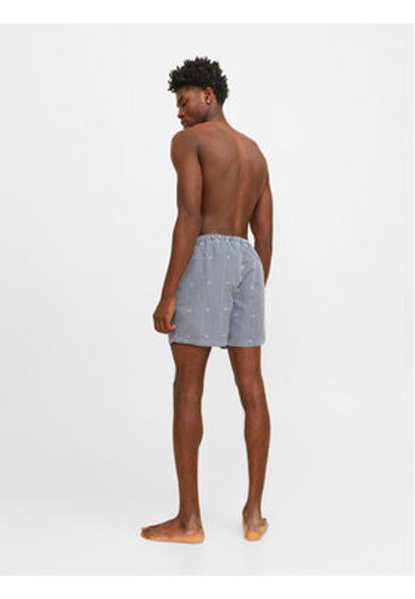Jack & Jones Szorty kąpielowe Fiji 12253240 Granatowy Regular Fit. Kolor: niebieski. Materiał: syntetyk