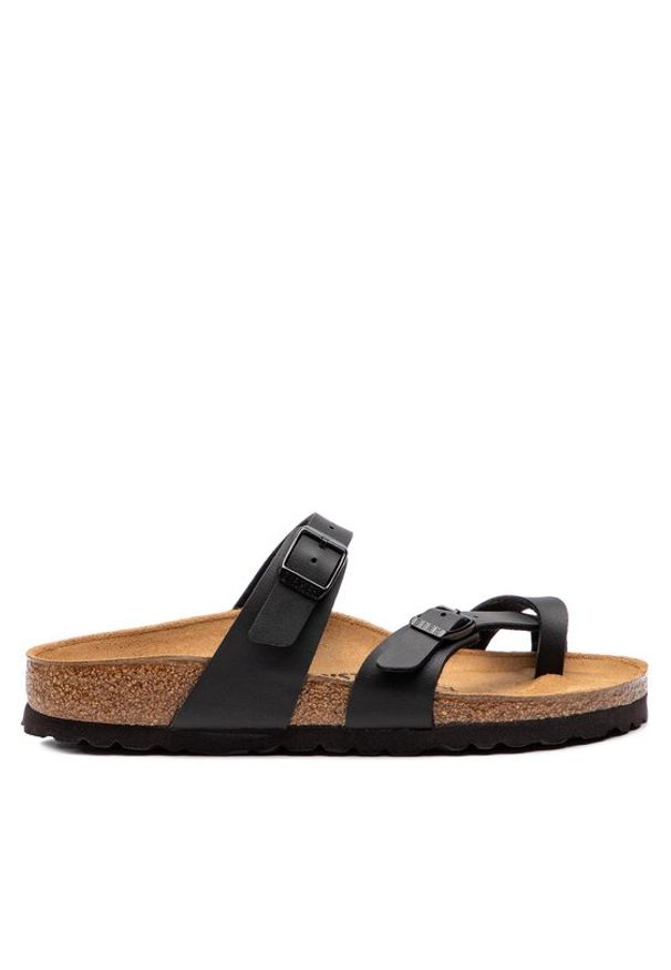 Birkenstock Japonki Mayari 0071793 Czarny. Kolor: czarny. Materiał: skóra