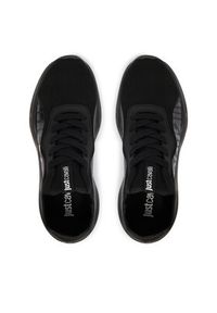 Just Cavalli Sneakersy 80QA3SV1 ZSE45 Czarny. Kolor: czarny. Materiał: materiał #4
