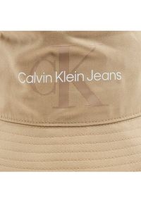 Calvin Klein Jeans Kapelusz K50K510185 Beżowy. Kolor: beżowy. Materiał: bawełna, materiał