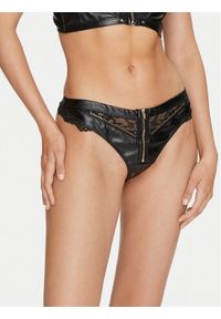 Hunkemöller Stringi Talia 204569 Czarny. Kolor: czarny. Materiał: syntetyk