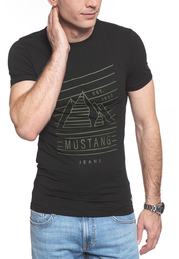 Mustang - MUSTANG Aaron C Print 1009979 4142. Wzór: nadruk