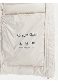 Calvin Klein Kurtka puchowa LV044G502G Beżowy jasny Regular Fit. Kolor: beżowy. Materiał: syntetyk #2