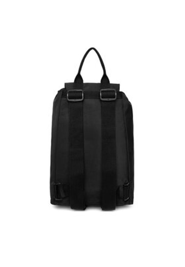 Calvin Klein Plecak Bold Mini Flap Backpack LV04D3320G Czarny. Kolor: czarny. Materiał: materiał