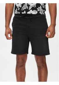 Jack & Jones Szorty jeansowe Chris 12249165 Czarny Relaxed Fit. Kolor: czarny. Materiał: bawełna #1