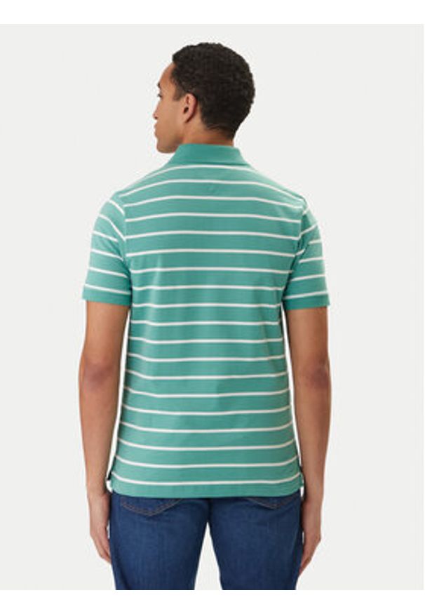 Tommy Jeans Polo DM0DM22708 Zielony Regular Fit. Typ kołnierza: polo. Kolor: zielony. Materiał: bawełna