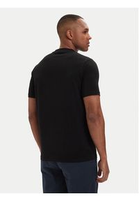 Karl Lagerfeld - KARL LAGERFELD T-Shirt 755044 562221 Czarny Regular Fit. Typ kołnierza: dekolt w karo. Kolor: czarny. Materiał: bawełna #5