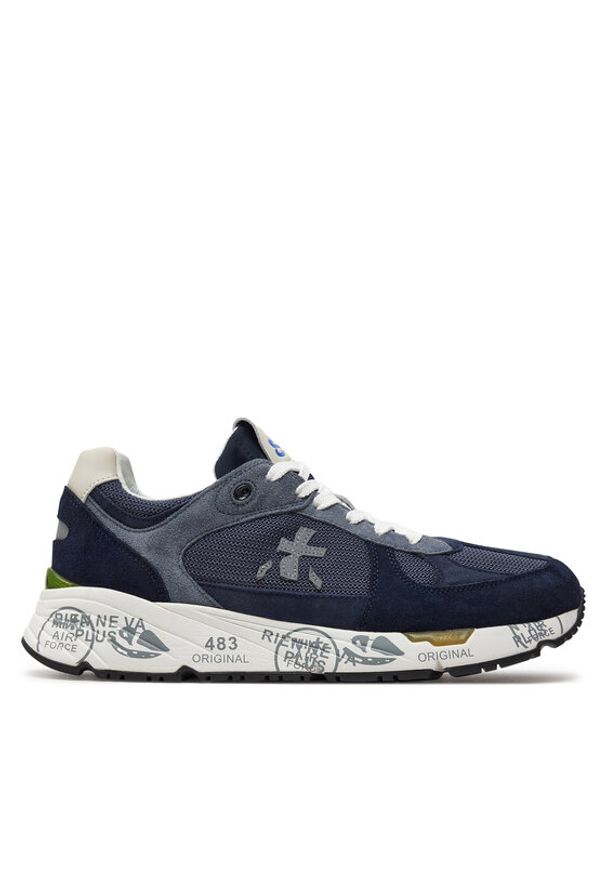 Premiata Sneakersy Mase VAR 6626 Granatowy. Kolor: niebieski. Materiał: skóra