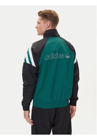Adidas - adidas Bluza JX3053 Zielony Loose Fit. Kolor: zielony. Materiał: syntetyk