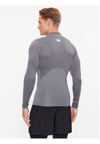 Under Armour T-Shirt Ua Hg Armour Comp Mock Ls 1369606 Szary Compression Fit. Kolor: szary. Materiał: syntetyk #5