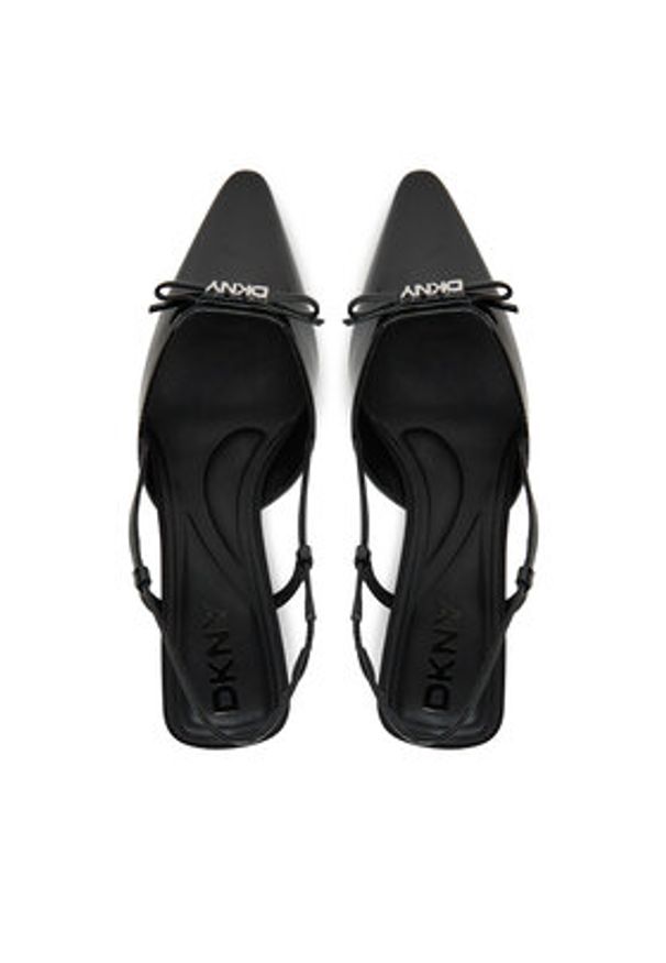 DKNY Czółenka K1568500 Czarny. Kolor: czarny. Materiał: skóra