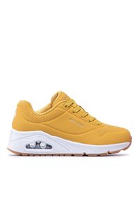 skechers - Skechers Sneakersy Uno Stand On Air 73690/YLW Żółty. Kolor: żółty. Materiał: skóra #1
