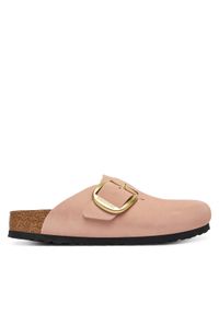 Birkenstock Klapki Boston Big Buckle 1031883 Różowy. Kolor: różowy. Materiał: nubuk, skóra #1