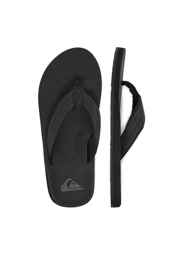 Quiksilver Japonki 808416 Czarny. Kolor: czarny. Materiał: materiał