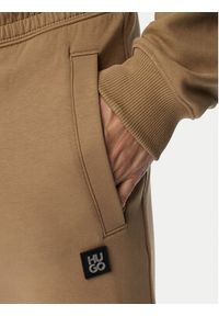 Hugo - HUGO Spodnie dresowe Dimacs 50533695 Beżowy Relaxed Fit. Kolor: beżowy. Materiał: bawełna #2