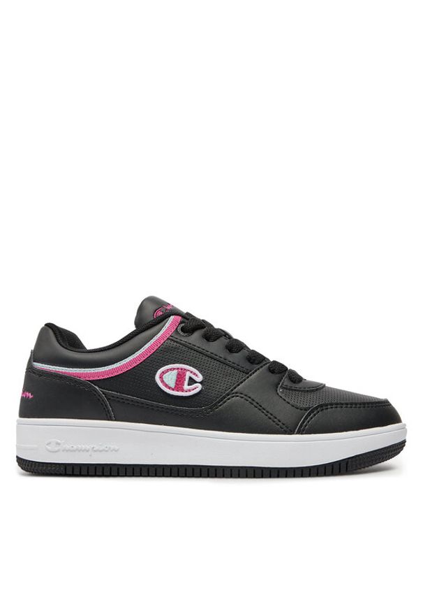 Champion Sneakersy Rebound Low Low Cut Shoe S11469-CHA-KK004 Czarny. Kolor: czarny. Materiał: skóra