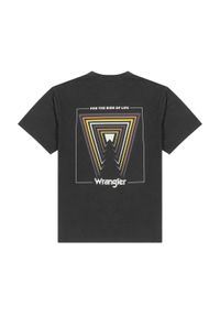 Wrangler - WRANGLER TEE GRAPHIC MĘSKA KOSZULKA T-SHIRT FADED BLACK 112342326 #5